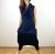 Navy Blue cotton jersey jumpsuit size L